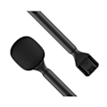 Pikkukuva 5 / 5: Mikrofonin haastattelukahva DJI Mic / Moma / Rode Wireless Go / Relacart -mikrofoneille (musta)-XF3-