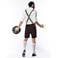 Miniatyrbillede 4 af 4: Mænd bayerske læderhosen tyske Oktoberfest traditionelle shorts øl fyr kostume-XF4-
