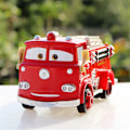 Miniatyrbilde 3 av 5: Biler 2 Rød Brannbil 1:55 Diecast Leketøysbiler Modellkjøretøy Leketøysgaver til barn