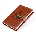 Miniatyrbild 1 av 5: Låsbar dagbok Läder DiaryCode Lösenordskodlås Notebook Hemlig dagbok Skrivanteckningsbok