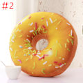 Miniatyrbilde 4 av 5: Søte Donuts Pute Sjokolade Donuts Plysj Macaron Matpute Fin Bunnpute Napp Pute Donut Coussin