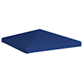 Miniatyrbild 2 av 6: vidaXL Paviljongtak 310 g/m² 3x3 m blått blue 3600