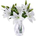Miniatyrbilde 4 av 4: Kunstige blomster, 5 stk latex kunstige liljer blomster