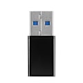 Pikkukuva 1 / 7: 2kpl USB 3.0 A uros - USB-C 3.1 tyyppi C naaras OTG datalatausadapterimuunnin musta