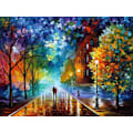 Pikkukuva 1 / 5: Maalaa numeroiden mukaan -setti 16 x 20 tuumaa DIY akryylimaalaus lapsille ja aikuisille aloittelijoille 3x suurennuslasilla, siveltimillä, maaleilla - Our Romance (ilman kehystä)