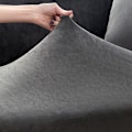 Miniatyrbilde 2 av 5: Lett å rengjøre og bytte tykke elastiske sofaovertrekk light grey