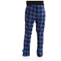 Miniatyrbild 2 av 5: Männs Pyjamasbyxor med Fickor, Mjuka Flanell Rutig Pyjamas Sovbyxor S Blå blue S