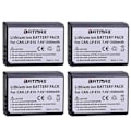 Miniatyrbillede 1 af 5: 4x LP-E10 LP E10 LPE10 Kamerabatterier + LCD USB Dobbeltoplader Kompatibel Canon EOS 1100D 1200D 1300D Kiss X50 X70 X80 Rebel T3 T5 T6 4battery