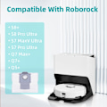 Pikkukuva 4 / 7: 5x Pölynimuripussi Xiaomi Roborock S8+ / S8 Pro Ultra mm. Valkoinen