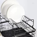 Miniatyrbillede 5 af 11: Opvaskestativ med To Niveauer - Diska-XF7- Black Svart