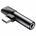 Pikkukuva 2 / 9: Baseus Adapteri USB-C - 3,5 mm ja lataus black 50