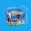 Miniatyrbillede 8 af 8: 288 stk Fodboldkort Stjerner Flashkort Samling 3D Fodbold C Packing box random