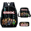 Roblox Ryggsäcksset för skolan - 3-pack Barn Student Ryggsäck-FF-