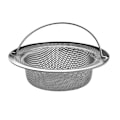 Miniatyrbilde 1 av 9: Holdbar rustfri oppvaskkum-sil med praktisk håndtak silver 50