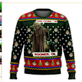 Miniatyrbilde 1 av 3: DIN FAR, JEG ER Stygg Julegenser Pullover Menn 3D Genser Topper S S FATHER