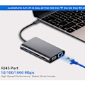Pikkukuva 2 / 5: Typ-c -telakointiasema 11-in-1 Multi-in-1 Usb-keskitin