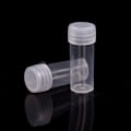 Miniatyrbilde 10 av 10: 50 stk små prøveflasker Plastflasker med lokk for oppbevaring av flasker