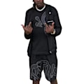 Miniatyrbild 1 av 5: Syna World Herr Tracksuit Sportset 2-pack T-shirt Shorts Casual Toppar Byxor Trendiga Tracksuits A A A M