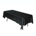 2-pack svart bordsduk 147 x 274 cm, fläck- och skrynkelfri-FF-