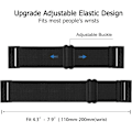 Miniatyrbillede 2 af 5: Strækbart rem kompatibelt med Fitbit Charge 3/4 - Justerbart elastisk erstatningsarmbånd - XF3 -