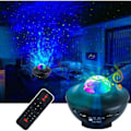 Miniatyrbilde 1 av 9: Stjerneprojektor LED Galaxy Lys / Nattelampe / Stjernelampe Lampe black 542
