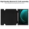 Miniatyrbild 4 av 5: For Samsung Galaxy Tab S9 Fe+ 360 Rotation Transparent Smart Case with Keyboard Black
