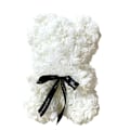 Miniatyrbilde 1 av 3: Rose Bjørn Ros Blomst Bamse til Jubileum Bursdager Bryllupsdusjer Kjæreste Kone Mødre Ny white