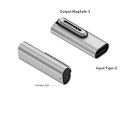 Miniatyrbild 1 av 5: Typ-C Hona till Magsafe 3 Adapter USB-C Magnetisk Omvandlare Middle Bend Middle Bend