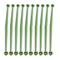 Miniatyrbillede 1 af 5: 10 stk. Plantestøtteforbindelser Fleksible Robuste Rustfri Plast Koblingsstang Støtte Udvidbare Havegrøntsager Tomatbur Hegn Arm Have L
