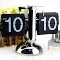 Miniatyrbillede 3 af 5: Retro flip-down ur Automatisk digitalt ur Automatisk personsøger-X44-