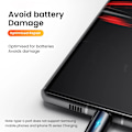 Pikkukuva 6 / 7: 0,25m Lyhyt USB-latauskaapeli Datakaapeli Tyyppi-C Micro IOS iPhone 13 12 iPad 3A Pikalataus Puhelinkaapeli Power Bank Datakaapeli IOS Musta iOS black iOS black 0.25m