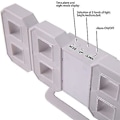 Miniatyrbilde 5 av 5: 14,8' LED-klokke, Fjernkontroll med Flere Funksjoner, Automatisk Lysstyrke Stor Digital Klokke Vegg-XF7-