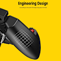 Miniatyrbillede 5 af 5: Memo Ak77 Spil Trigger Telefon Køler Blæser Spil Controller Pubg Controller Med Blæser Pubg Mobile Trigger