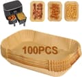 100-pack Airfryer Bakplåtspapper, Rektangulärt Bakplåtspapper-XF31-