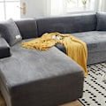 Miniatyrbillede 4 af 5: Nem at rengøre og udskifte tykke sofaovertræk i elastisk stof pink