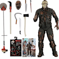Miniatyrbild 3 av 7: NECA Fredagen den 13:e Figur Leksaker Freddy Jason Voorhees Blodig Actionfigur Jason Samlarmodell Jul Halloween Presenter No.1