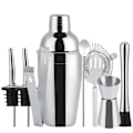 Miniatyrbillede 1 af 11: INF 8-dele cocktailsæt, barsæt, shaker 550ml - Rustfrit stål Sølv