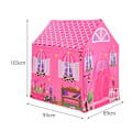 Miniatyrbild 5 av 5: Flickors Lektält Rosa Prinsesslott Pop Up Tält Inomhus Utomhus Spel[C]