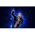 Pikkukuva 2 / 2: Kylian Mbappé -jalkapallojuliste, urheilujuliste, koko 50×70 CM
