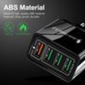 Miniatyrbillede 4 af 6: 5V/3.1A strømforsyning Hurtigoplader Power 4-ports USB QC 3.0