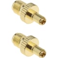 Miniatyrbillede 1 af 5: 2-pak SMA hun til TS9 han RF-adapter forgyldt koaksial