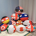 Pikkukuva 4 / 8: 10 cm Country Ball -pehmolelu Polandball-riipus Countryball-täyte 17(Japan)