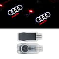 2x LED-kompatible med Audi Dørlys Logoprosjektorer Lys sty-FF-