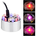 Miniatyrbilde 4 av 5: 400 ml/t Original Mini Mist Maker - Dimbar med 12 LED-lys Vatten