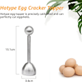 Miniatyrbilde 4 av 5: Eggkutter i rustfritt stål, eggverktøy, eggeskallåpner, skallkutter-XF3-