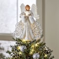 Miniatyrbilde 5 av 5: LED Engel Juletre Topp Stjerne Jul Engel Engel Juletrepynt