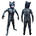 Pikkukuva 2 / 8: Lasten Sarjakuva Kissa Asut Pojat Sireenipää Halloween Cosplay 140cm