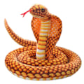 Pikkukuva 3 / 5: 2,4 m Cobra pehmolelu käärme Cobra käärme pehmolelu iso kuningas Cobra pehmolelu käärme[HK] Rose red