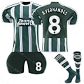 Miniatyrbillede 1 af 3: 23-24 Manchester United udebanetrøje til børn nr. 8 B.FERNANDES nr 8 B.FERNANDES 6-7 Years