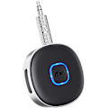 Miniatyrbilde 1 av 5: Bluetooth 3,5 mm AUX-adapter for bil, Mini Bluetooth 5.3-mottaker for hjemme-stereo/høyttalere, handsfree-samtaler, dobbeltilkobling, 16 timers spilletid